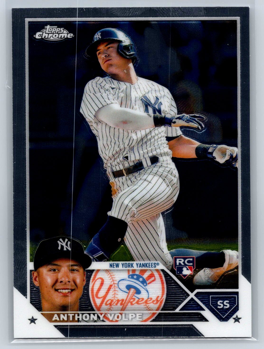 2023 Topps Chrome Anthony Volpe #4