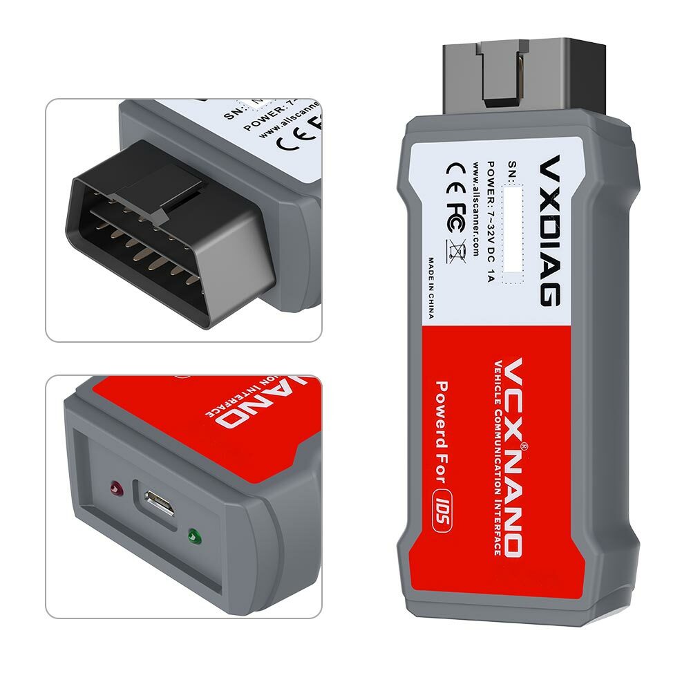 VXDIAG VCX Nano Compatible for Ford/Mazda 2 in 1 Diagnostic Tool