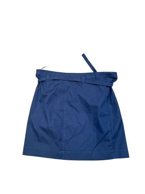 Courreges Blue cotton silk skirt Size EU 38 / US 28-29