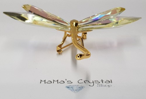Swarovski Paradise Libelle Dragonfly Alibey Jonquil Brosche mittel 243084 A24OVP - Bild 12 von 21