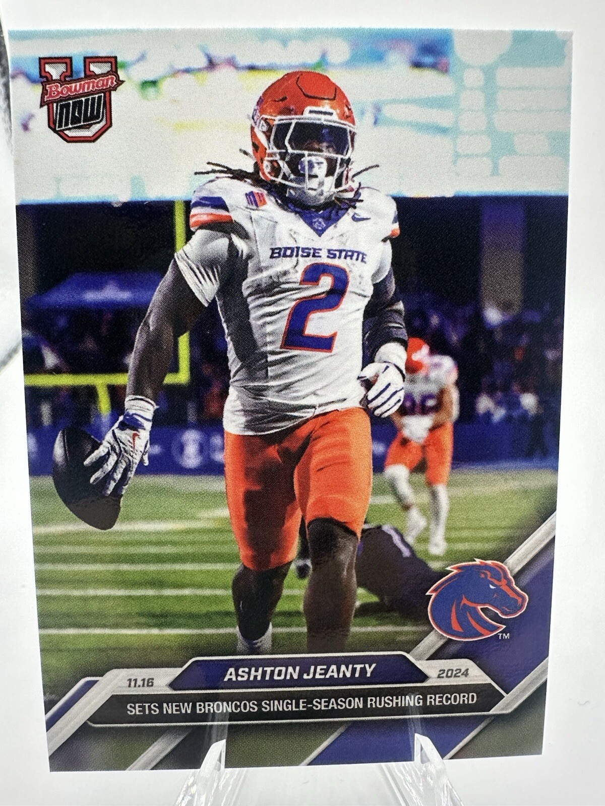Ashton Jeanty 2024 Bowman U Now #43 Boise State