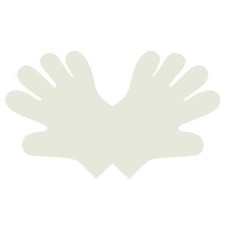 White Compostable Food Gloves