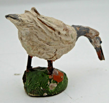 Echte Antiquit&auml;t &bdquo;Gans&ldquo; Elastolin Massefigur von 1925