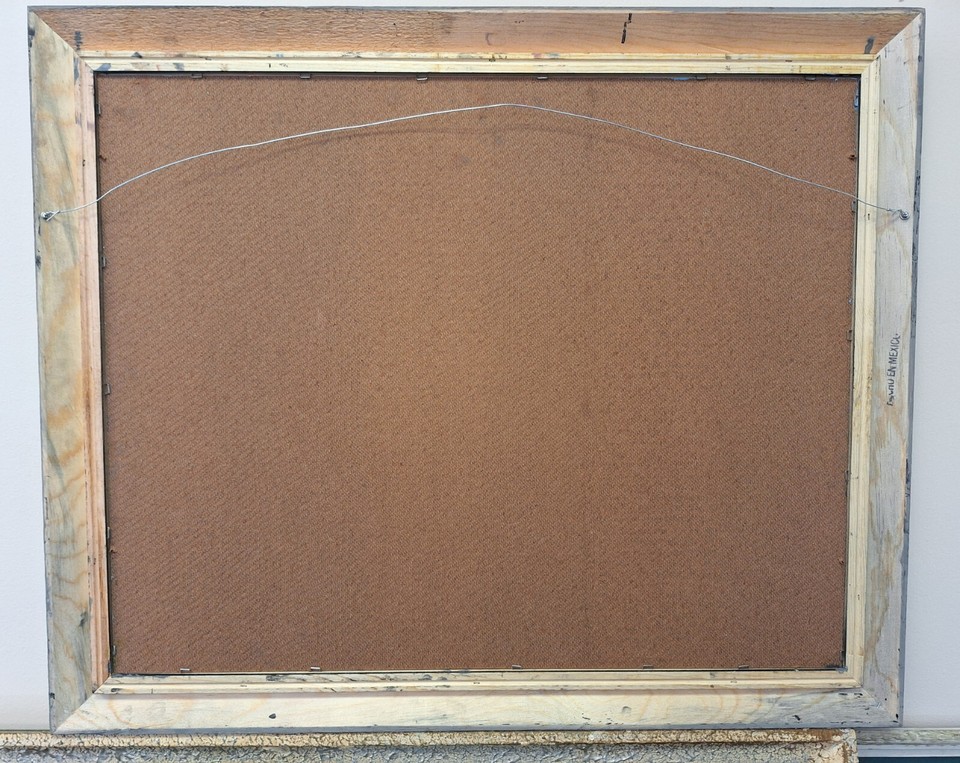 AL BLACK HIGHWAYMEN PAINTING 'BACKWATER PINES' ON BOARD eBay