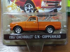 1/64 Greenlight Chevolet C/K Single Cab Copperhead 1967