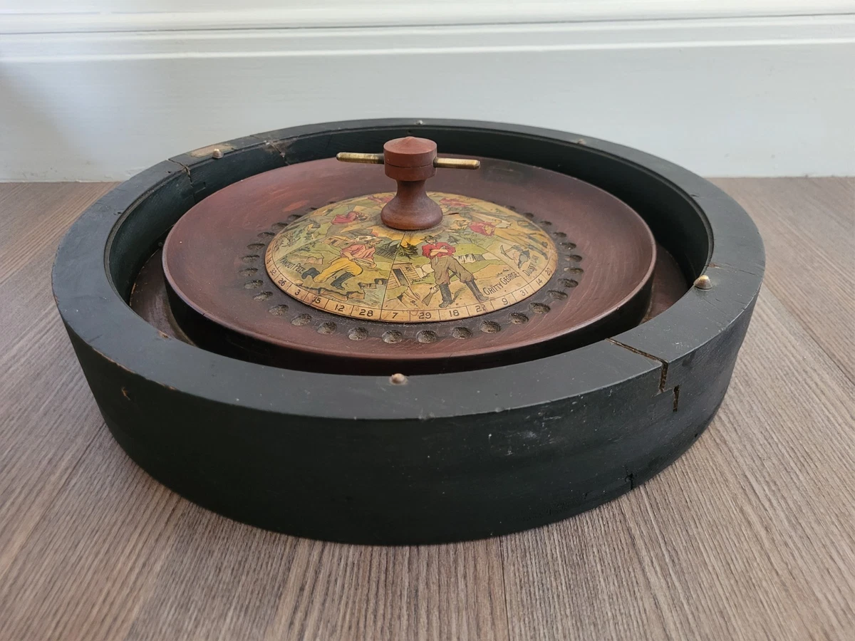 Jeu ancien roulette de billard  zanzi