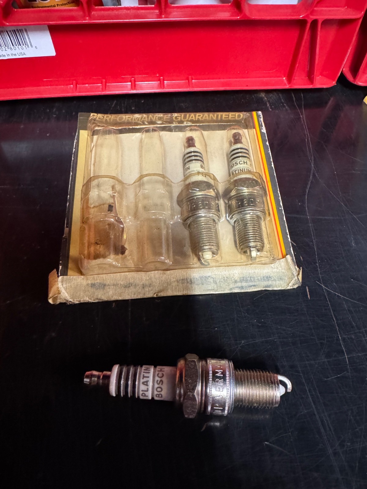 Bosch WR8DP spark plugs, set of 3