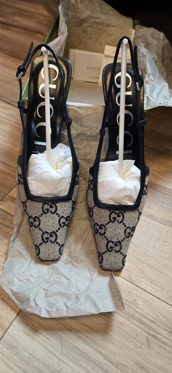 Gucci Monogram Shoes In Women's Heels for sale | eBay