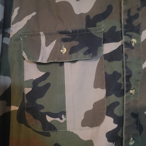 Browning Super Naturals Long Sleeve Camo Men's Large Cotton Blend 16-16.5 - Picture 2 of 5