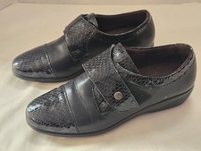 Pitillos Women's Leather Shoes Black Size Eur 39 US 8.5