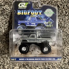 1:64 GreenLight BIGFOOT MONSTER TRUCK 1974 Ford F250 RAW CHASE! 1 Of 72!