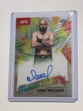 2025 Topps UFC Chrome Azamat Murzakanov Auto Future Stars Autograph Card #FSA-AM