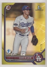 2022 Bowman Draft 1st Edition Yellow Foil 3/75 Sean McLain #BD-50 9hx