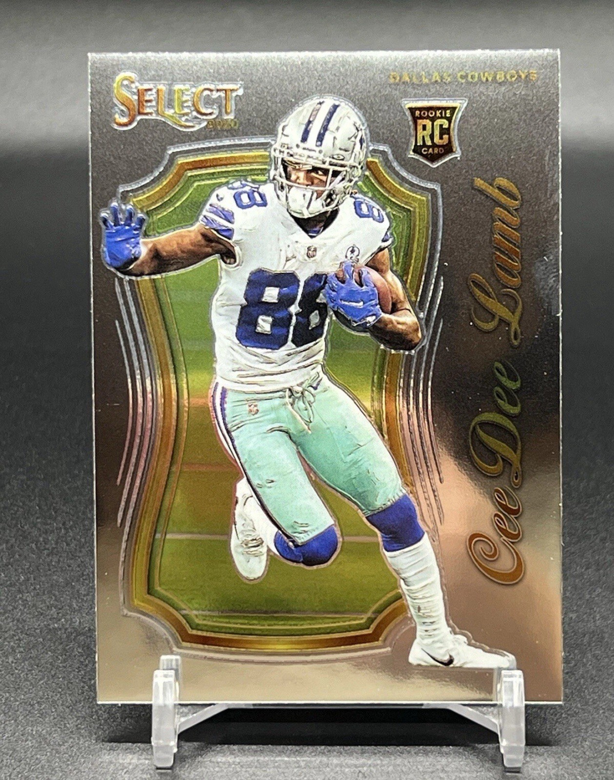 2020 NFL Select CeeDee Lamb Certified Rookies RC Rookie #SCR-7 Cowboys