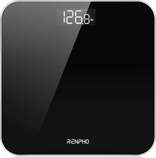 RENPHO Scale for Body Weight, Bathroom Weighing Scale with Backlit LED Display