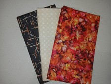 Lot 3 yard Focus Light Dark name brand cotton spring on trend Fabric Cafe look