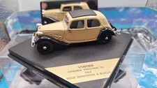 1:43 Citroen Traction Avant 7A 1934 Beige Maintenon & Black Vitesse V98068