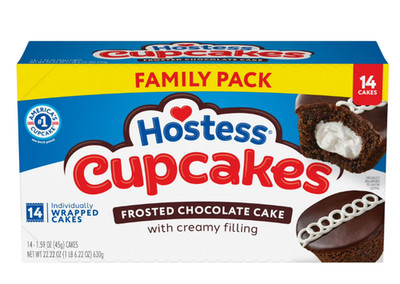 Hostess Cupcakes, Chocolate Snack Cakes, 22.22 oz Box (14 Ct.) Free Shipping