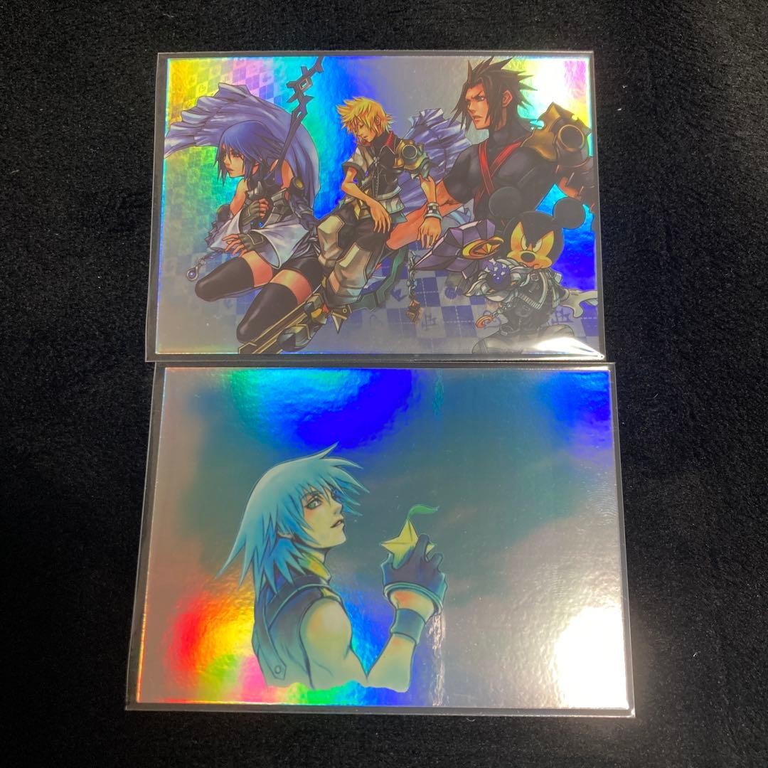 Kingdom Hearts Art Museum Rare 2 Piece Set Card