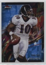 2024 Topps Finest Common Blue Refractor 46/200 Troy Smith #7 1l2