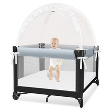 Pack N Play Tent - Mini Crib Tent to Keep Baby from Climbing Out - Crib Net t...