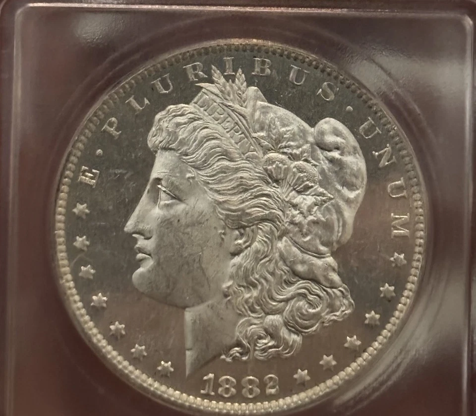 1882 O MS63 PL / DMPL ??? Morgan Silver Dollar $1 Proof Cameo - Image 2 of 4