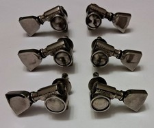 Vintage USA Grover Keystone button guitar tuners 3x3 nickel Les Paul SG 60's 70s