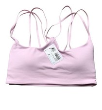 Lululemon Nulu Strappy Yoga Bra MEPK Pale Pink Size 4 New w/ tag