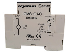 Crouzet Gordos GMS-OAC 84130105 Solid State Relay SSR, In 4-32VDC, Out 12-280VAC