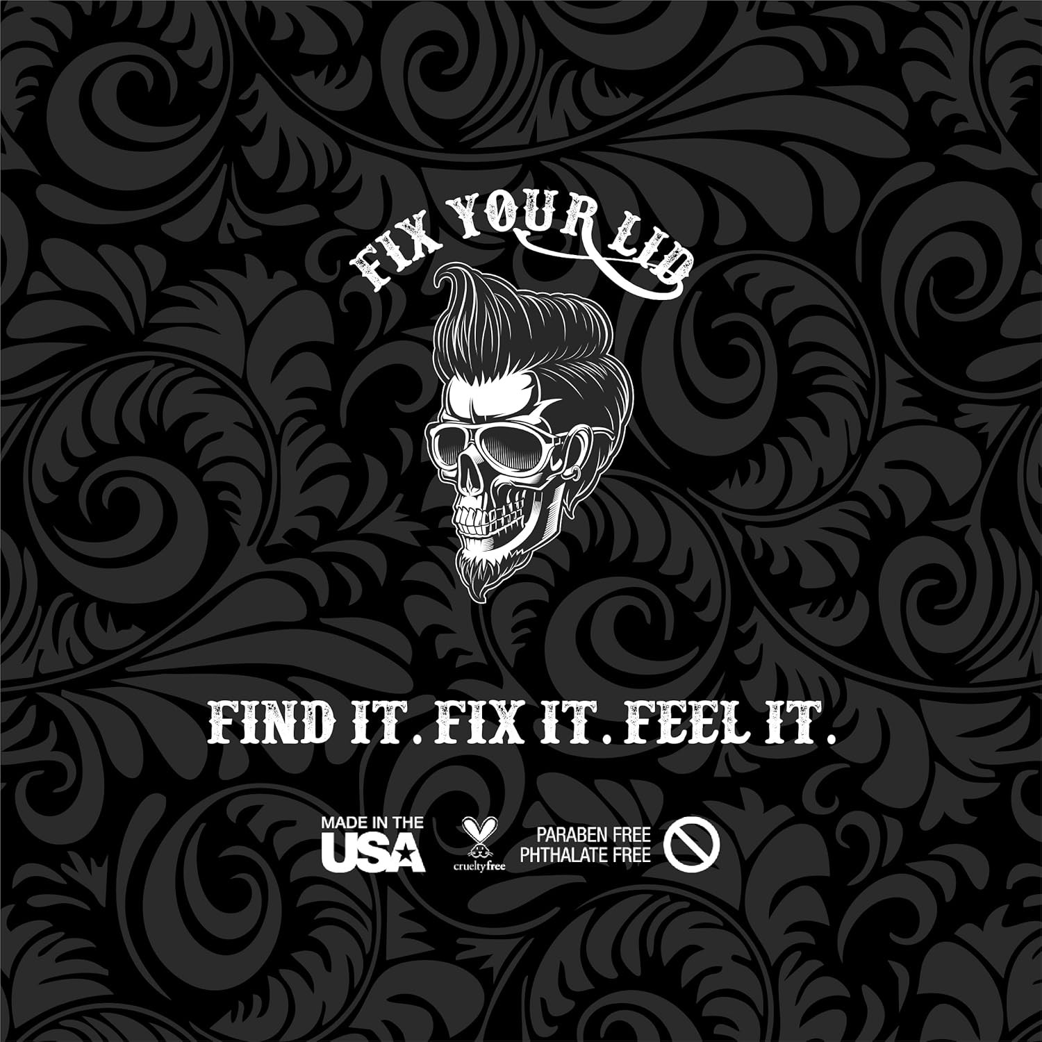 Fix Your Lid Extreme Hold Hair Pomade For Men - High Shine Water Based Hair... 