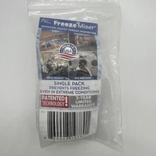 Freeze Miser Outdoor Faucet Freeze Protection Screw On Single Pack White NEW
