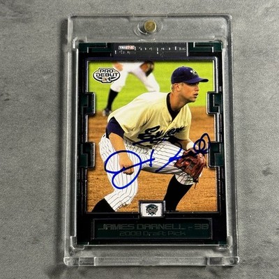James Darnell Auto 2008 Tristar Pro Debut On Card Signed San Diego Padres