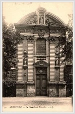Abbeville France Postcard RPPC 1900s Chapelle de Stanislas Collotype Print