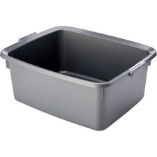 Addis 5 Star Rectangular Washing Up Bowl 12L Metallic Silver Large Sink Basin