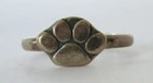 Vintage Sterling Silver Paw Print Ring 925 Size 8