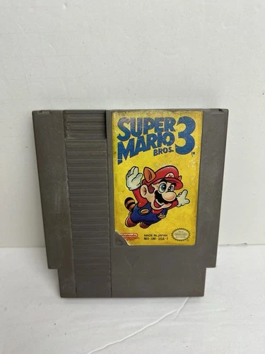 Super Mario Bros. 3 (Nintendo NES, 1988) Authentic Tested & Working #2