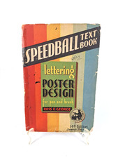 Speedball Textbook Lettering Poster Design Pen  Brush Ross George PB 14th 1941