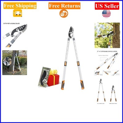 Telescoping Anvil Loppers, Heavy Duty Tree Cutter, 27-41'', SK5 Steel