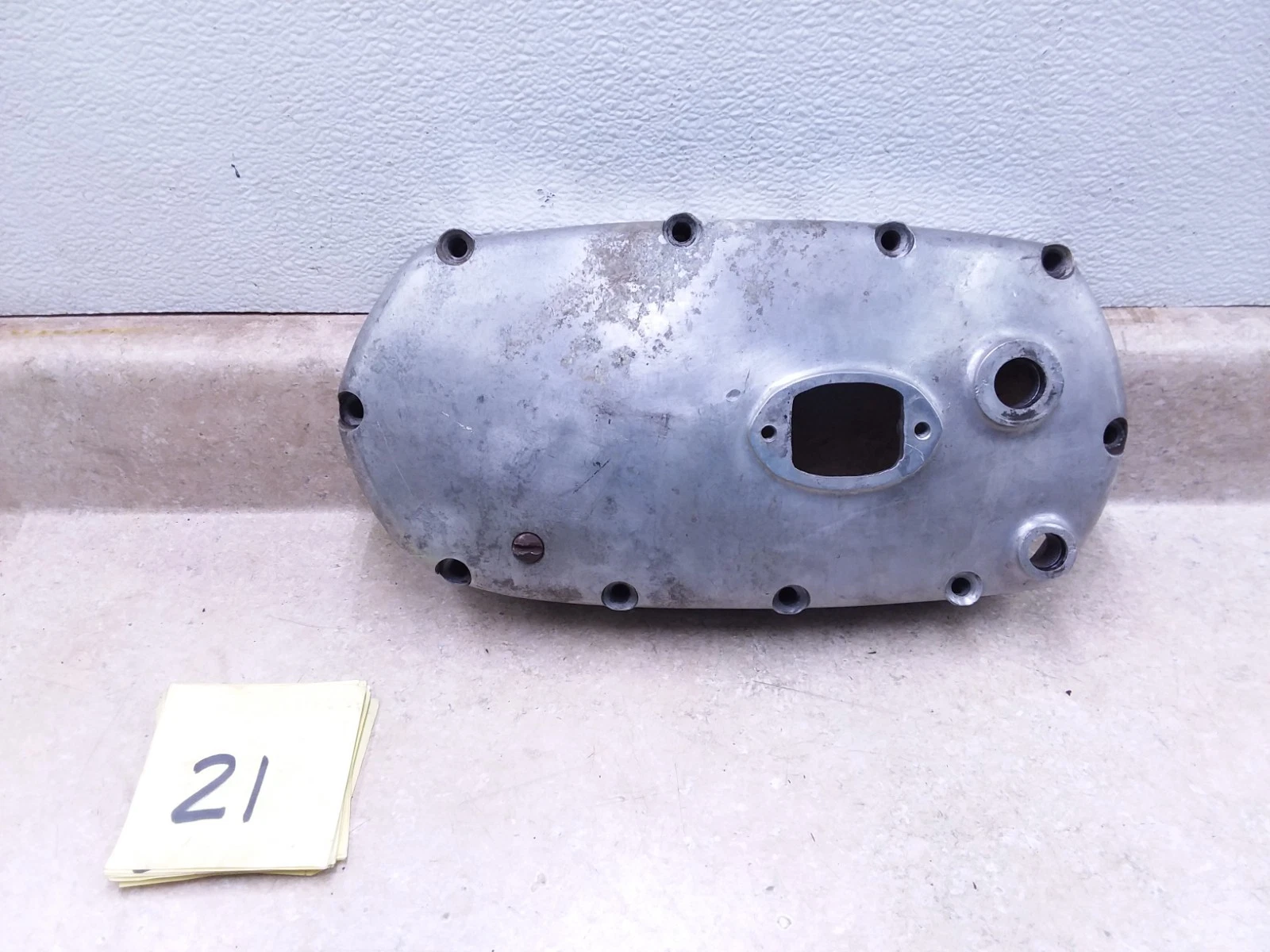 OSSA Stiletto 250 Engine Left Clutch Cover 1971 #21 ANX-D3