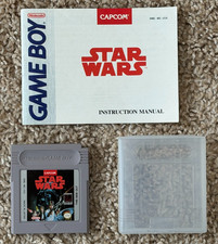 Star Wars - Original (Nintendo GameBoy, 1992) Game + Manual + Case – Tested
