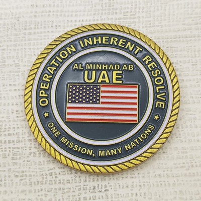Combined Joint Task Force UAE Operation Inherent Resolve Challenge Coin