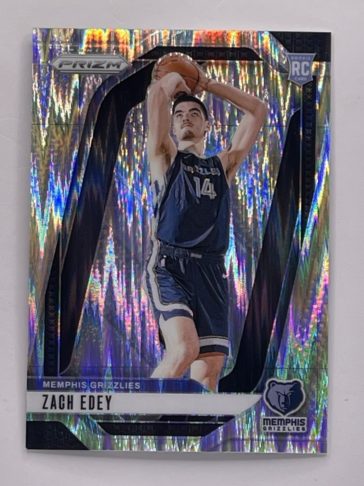 2024-25 Zach Edey Panini Prizm Skewed Silver Rookie /249 Grizzlies