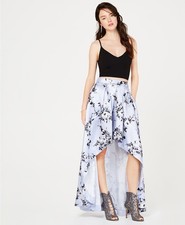 Speechless Junior Girls Cropped Top Floral Skirt 2 Piece Set Size 7