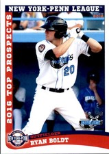2016 New York-Penn League Top Prospects Choice #11 Ryan Boldt Red Wing Minnesota