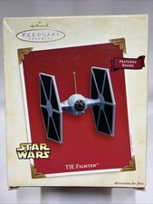 2003 Hallmark Tie Fighter Star Wars Keepsake Ornament IOB QXI7507