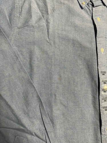Polo Ralph Lauren Men’s Long-Sleeve Oxford Shirt BSR Blue Size XXL New w/ Flaws - Picture 4 of 6