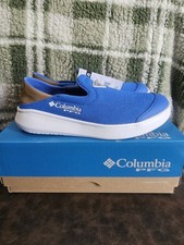 COLUMBIA MEN'S PFG BOATSIDE VENT SHOES: BLUE: NEW IN BOX: SIZE 7