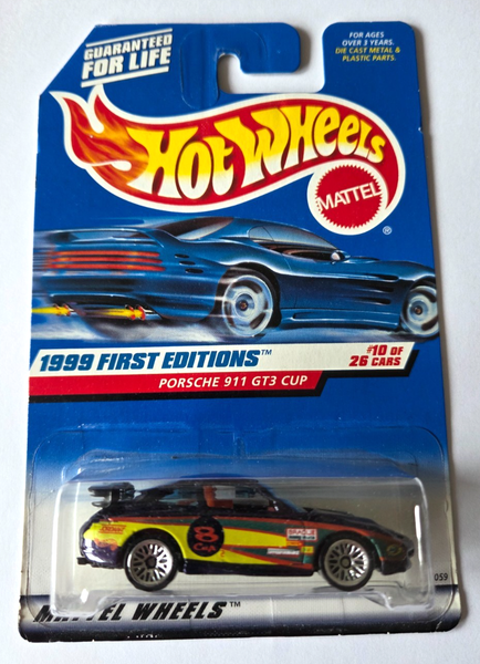 Hot Wheels 1999 Porsche 911 GT3 Cup Ovp - Collector #912 Sammler - Top Zustand-image