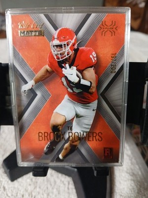2023 Wild Card Xplode Brock Bowers 197/200 Rookie Card Georgia Bulldogs