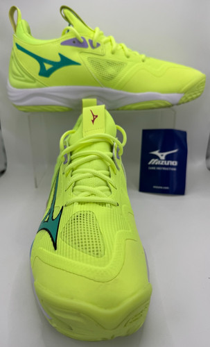 Mizuno Wave Momentum 3 Volleyball Shoes Volt Neon Green M 9.5/W 11 V1GA231286